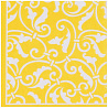 Желтая Салфетки Солнечно-желтые орнамент 1502-2600