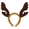  Ободок Рога Оленя коричневые меховые 2001-6067