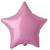 Розовая Шарик Звезда 81см Пастель Pink 1204-0703