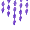  Гирлянда Бахрома креп, фиолетовая 1404-0556