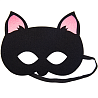 Котики Маска фетр Кошка черная 1501-5239