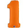 Цифры и числа Шар цифра "1", 101см Пастель Orange 1207-5382