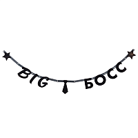 Текстовые дизайны Гирлянда-буквы BIG БОСС 150cм 1505-2049