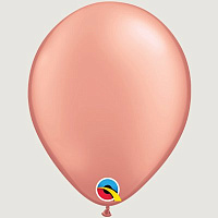 Розовое Золото Шарик Qualatex 28см Металлик Rose Gold 1102-1360