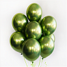 Зеленая Шары 35см Хром Glossy Lime Green 1102-2655