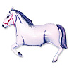  Шар Мини фигура Лошадь белая 1206-0131