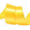 Желтая Лента атласная желтая 38ммх27,4м 1509-0698