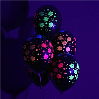 Happy Birthday Шелкография 14" паст HB неон 5 цв 1103-2158