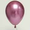 Розовая Шарик Qualatex 28см Хром Mauve 1102-1447