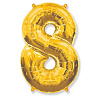 Цифры и числа Ф ЦИФРА 8  40" Gold  без УП 1207-4819