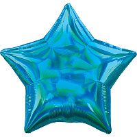 Синяя Шарик ЗВЕЗДА 45см Cyan 1205-0134