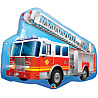 Машинки Шар фигура Машина пожарная 1207-3891