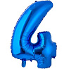 Цифры и числа Шар цифра "4", 66см Blue 1207-3681