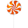 Сладкий Праздник Шар мини фигура Конфета оранжевая 1201-0336