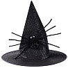 Вечеринка Хэллоуин Шляпа Ведьмы Паук, черная, 38см 1501-6283