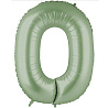 Цифры и числа Г ЦИФРА 0  40" Сатин Olive Green 1207-5138