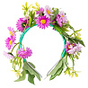 Цветы Любимым Ободок Ромашки фиолетовые 1501-6607