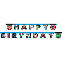 Мстители Гирлянда-буквы H. Birthday Мстители 2,2м 1505-1050
