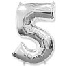 Цифры и числа Ф ЦИФРА 5  40" Silver  без УП 1207-4825