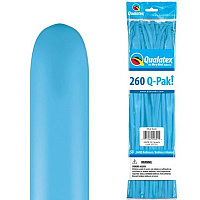 Голубая Шары голубые Qualatex ШДМ 260 Pale Blue 1107-0415