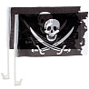  Флаг пирата автомобильный 34х40 см 2001-6560