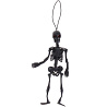 Скелет подвеска черный 20см 2006-1280