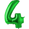 Цифры и числа Шар цифра "4", 102см Green 1207-2693