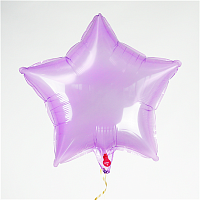 Многоцветное Ассорти Шар 18" Звезда кристалл violet 1202-4001