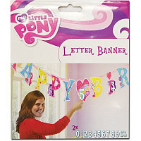 My Little Pony Гирлянда-буквы НВ My Little Pony, 180 см 1505-0645