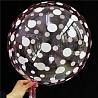  Шар BUBBLE 18" Кристалл Pink Dots 1202-3359