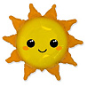  Шар фигура Солнце 1207-4435