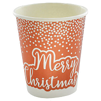 Новый год Стакан Снегопад RoseGold XMAS 220мл8шт 1502-5182