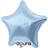 Синяя Шар Звезда 45см Пастель Blue Россия 1204-0861