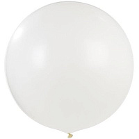 Белая Шар 60см, цвет 002 Пастель White 1109-0441
