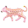 Конфетти Party Розовый Шар Фигура Леопард Pink 1207-4468