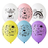 Эпичная Вечеринка Шары 36см Doodle 1103-2569