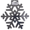 Снежинка Фигура фольг Снежинка серебряная 26см/А 1501-6058