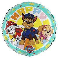 Щенячий Патруль Шар 45см Happy Щенячий Патруль 1202-3674