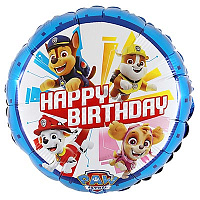 Щенячий Патруль Шарик 18" Happy Birthday Щенячий Патруль 1202-3675