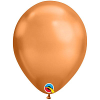 Розовое Золото Шарик Qualatex 28см Хром Copper 1102-1871