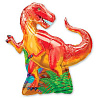  Шар фигура Динозавр красный 1207-0045