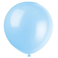 Голубая Шар 60см, цвет 003 Пастель Sky Blue 1109-0442