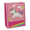 Пакет бум подар Единорог 3D микс 18х23см