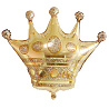 Принцесса Камея Шар фигура Корона золотая 1207-4976