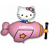  Мини-фигура Hello Kitty самолет розовый 1206-0640