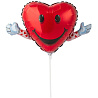 Горячие сердца! Шар Мини фигура Сердце с ручками 1206-0700