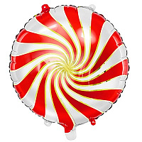 Сладкий Праздник Шар 45см Леденец Red 1202-3510