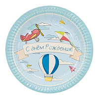 Самолётики Тарелки большие Самолётики, 6 шт 1502-4244