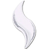 Серебряная А Б/РИС ЗИГЗАГ 36" Металлик Silver 1204-0457