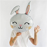 К ФИГУРА Заяц белый с ушком
